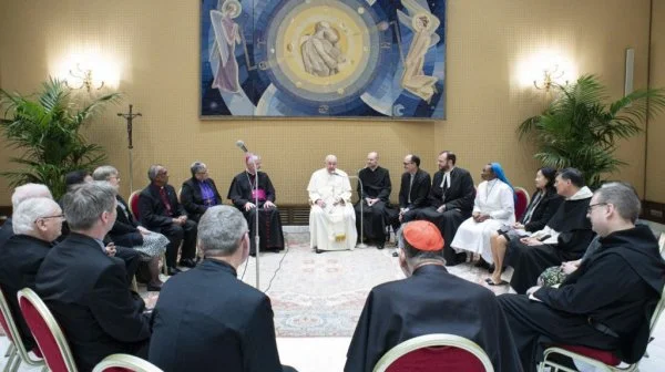 Members of the Methodist-Roman Catholic International Commission met with Pope Francis