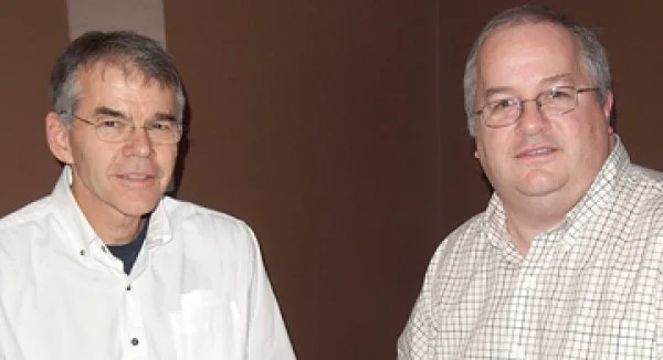 Pastor Harry Strauss and Nicholas Jesson