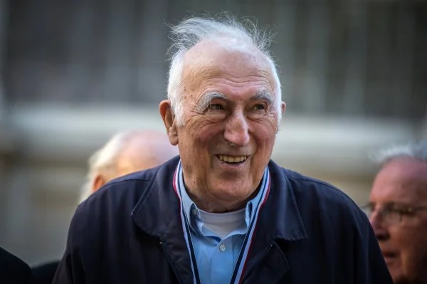 L'Arche International founder Jean Vanier, pictured receiving the 2015 Templeton Prize
