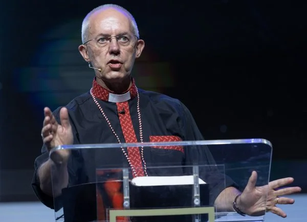 Archbishop of Canterbury Justin Welby gives his opening address at the 2022 Lambeth Conference at the University of Kent, Canterbury, UK