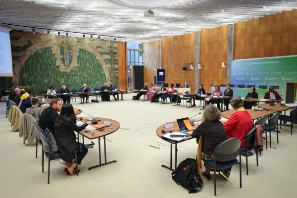 The new Executive Committee of the World Council of Churches meeting at the Ecumenical Centre in Geneva
