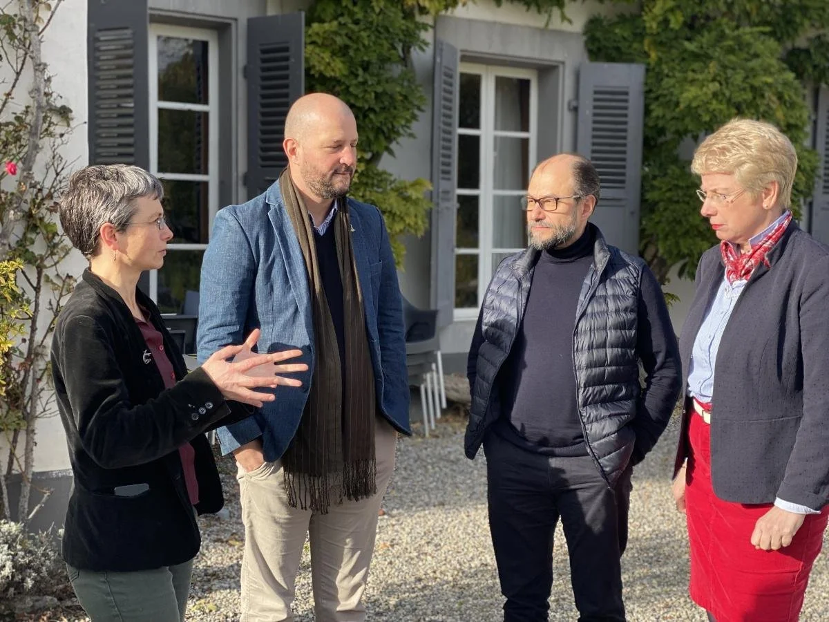 WCC Faith and Order commissioners discussing during the Faith and Order Joint Study Group Meeting at the Ecumenical Institute at Bossey