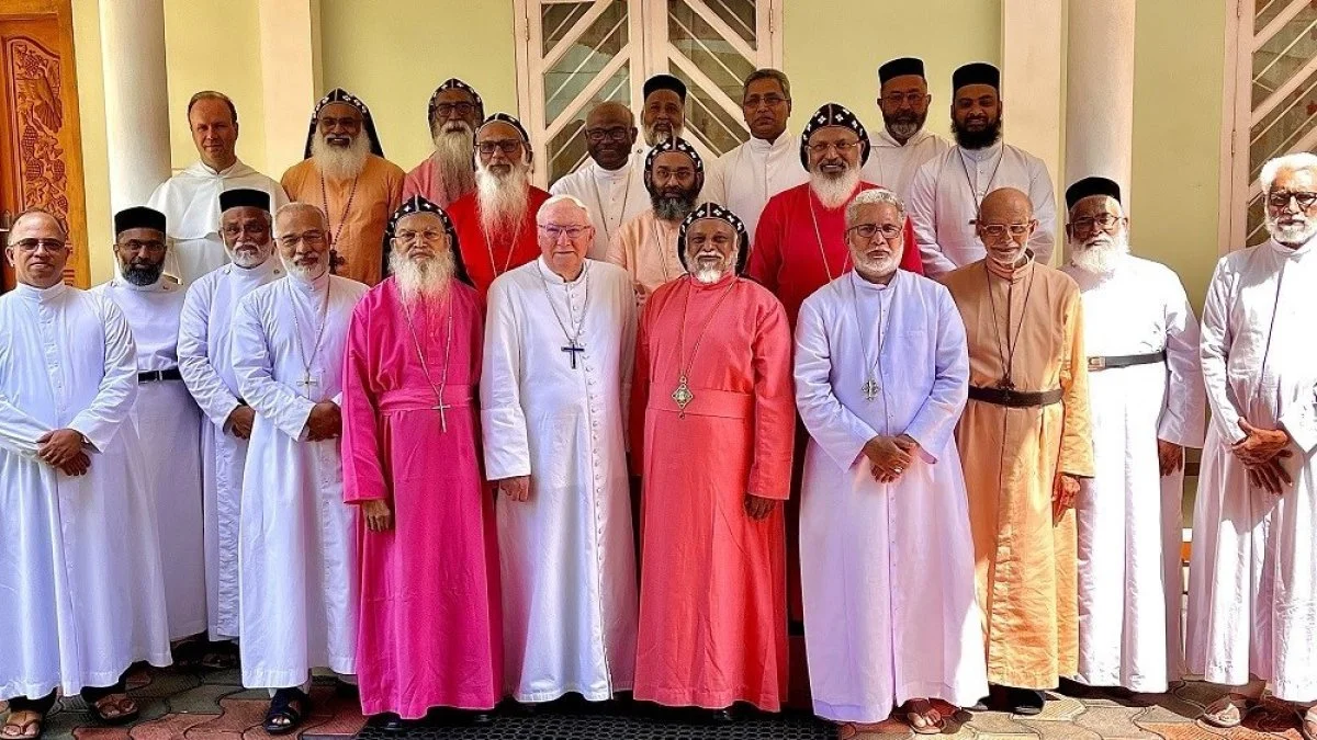 Members of the dialogue between the Malankara Orthodox Syrian Church and the Catholic Church met in Kerala, India