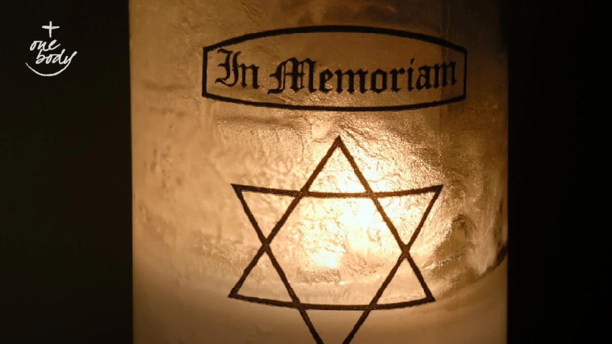 Jewish Yahrzeit Candle to Remember the Dead