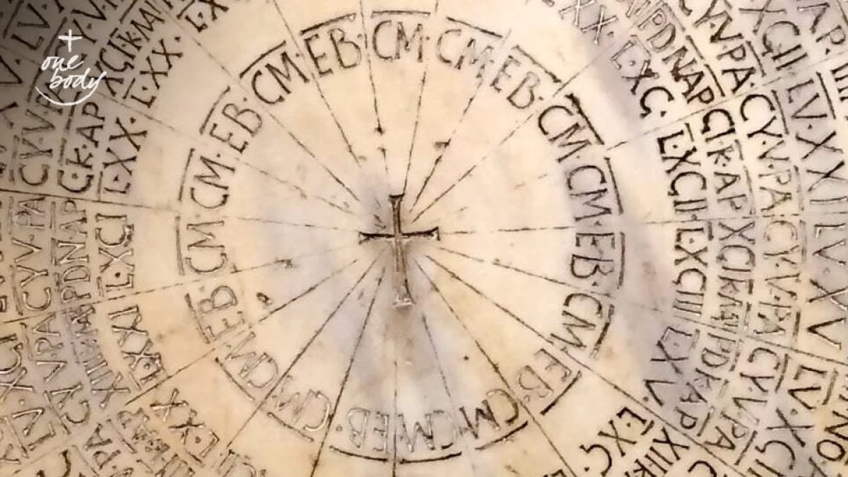Calendario Pasquale, an Easter calendar for the years 532-632 CE. Museum of Ravenna Cathedral