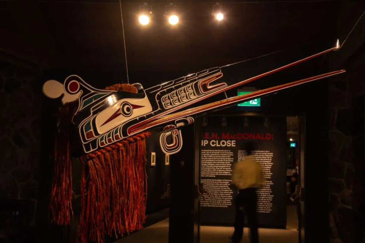 An Indigenous artifact on display at the McMichael Gallery in Kleinburg, Ont. Such artifacts are held in museums across Canada and around the world, including the Vatican Museums. Pope Francis, in a news conference aboard the papal plane back to Rome from Hungary on April 30, said the Vatican is making sure these artifacts are returned