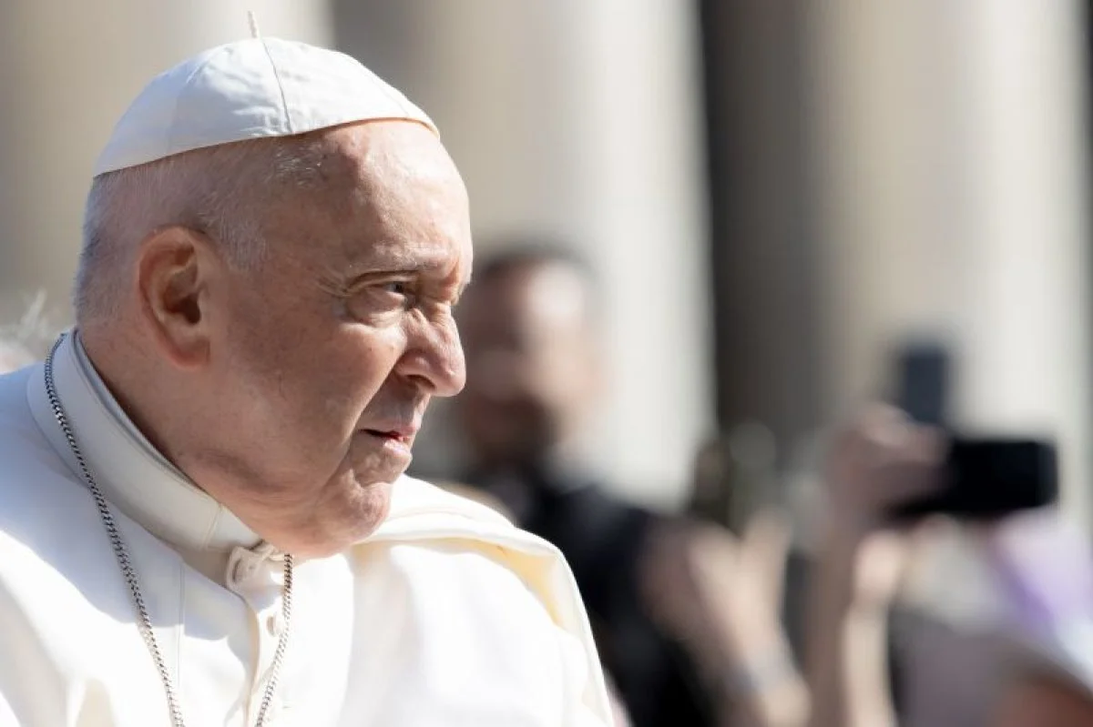 Pope Francis at the Wednesday audience