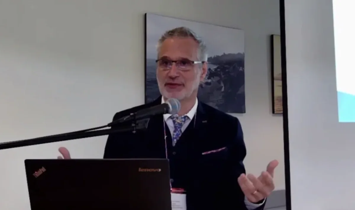 David Seljak delivers his opening lecture at the 'Land, Law, Religion and Reconciliation' colloquium, hosted by the University of Victoria’s Centre for Studies in Religion and Society