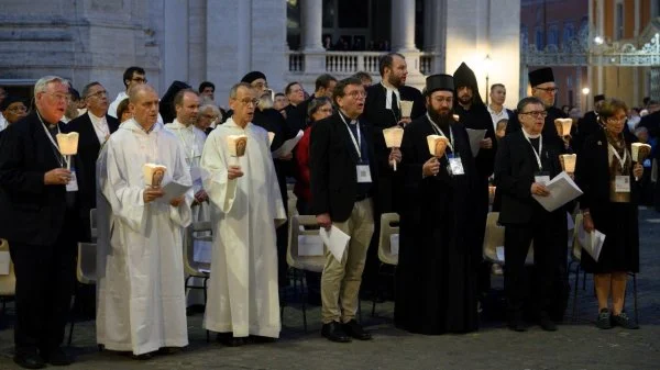An Ecumenical Prayer Vigil took place on Friday, 11 October, in the Square of the Roman Protomartyrs at the Vatican, attended by Pope Francis and participants in the second session of the XVI Ordinary General Assembly of the Synod of Bishops from 2-27 October 2024