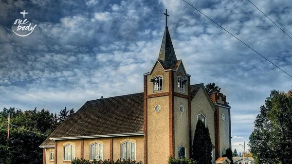 Bethlehem Lutheran Church in Bruderheim, Alberta, a congregation of the Lutheran Church-Canada (LCC). The Winnipeg-based church includes 300 congregations across Canada