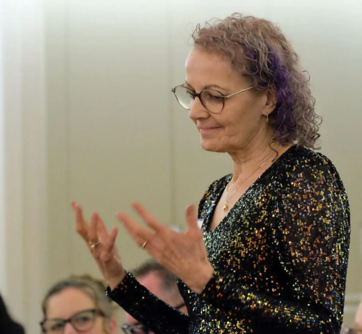 Rev. Dr. Sandra Beardsall of the United Church of Canada, pictured here at the 40th anniversary of the Prairie Centre for Ecumenism, is the 2025 featured speaker for the De Margerie Series for Christian Reconciliation and Unity, held in both Regina and Saskatoon on January 22 and 23, 2025