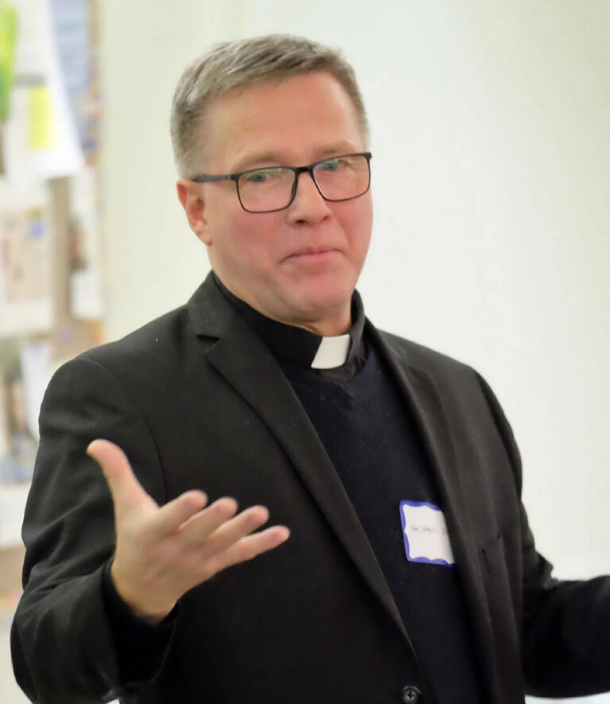 Fr. Kevin McGee, Vicar-General for the Roman Catholic Diocese of Saskatoon, brought greetings from Bishop Mark Hagemoen to the 40th anniversary celebration of the Prairie Centre for Ecumenism