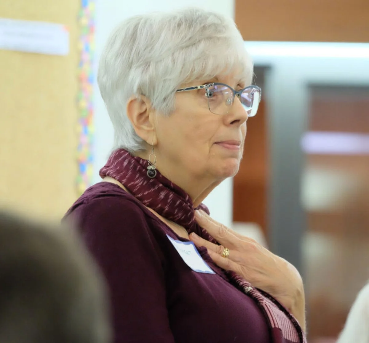 Margot Taylor shared her experience journeying with the Prairie Centre for Ecumenism and its founder Fr. Bernard de Margerie