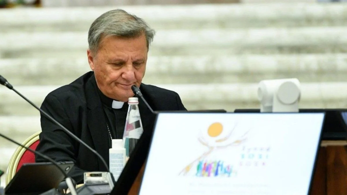 Cardinal Mario Grech at the 2024 Assembly of the Synod of Bishops
