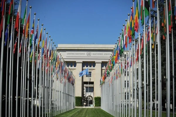 The United Nations Office in Geneva, Switzerland, housed at the historic Palais des Nations