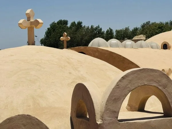 St Bishoy Monastery in Wadi El Natrun near Alexandria, Egypt
