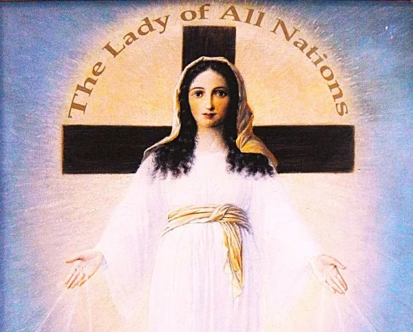 The title ‘Co-redemptrix’ is associated with the purported apparition of ‘The Lady of All Nations’ in Amsterdam