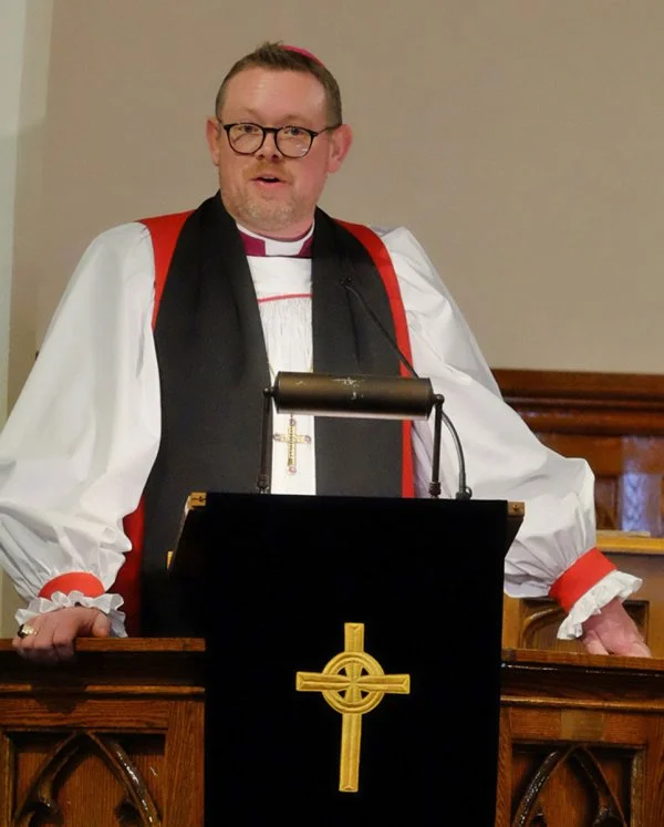 Bishop Chad McCharles of the Anglican Diocese of Saskatoon gave the homily at the closing service of the Week of Prayer for Christian Unity, held at St. Andrew's Presbyterian Church in Saskatoon