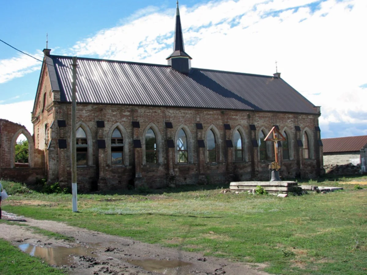 In Ukraine a former Mennonite church building is being restored and transformed - with the help of Canadian Mennonites - into a Greek Catholic church