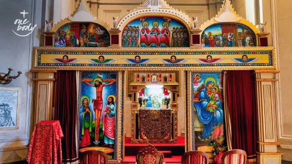 Iconostasis of the Ethiopian Orthodox Church of Sts. Joachim and Anne in Rome