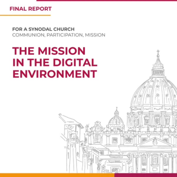 <a href='https://ecumenism.net/2026/03/the-mission-in-the-digital-environment' target='_blank'>The Final Report of Study Group 3 on The Mission in the Digital Environment.</a> This was one of 10 study groups initiated by Pope Francis at the request of the October 2023 session of the Synod of Bishops. Pope Leo XIV has ordered the publication of each of these reports to assist with the continuing implementation of the Synod's Final Document (October 2024)