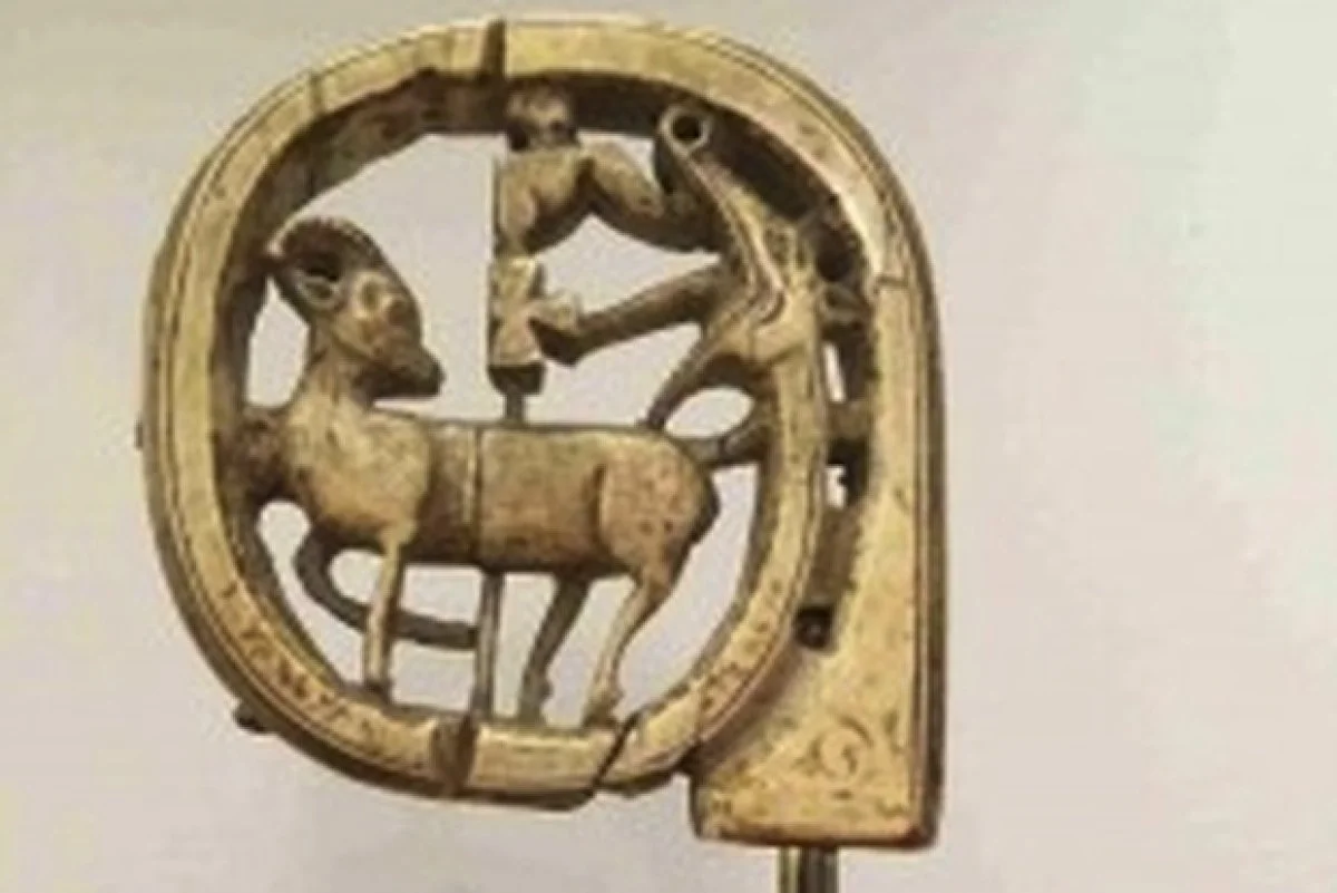 The crozier, kept by the monks at San Gregorio Magno al Celio in Rome, has long been associated with the sixth-century pope St. Gregory the Great