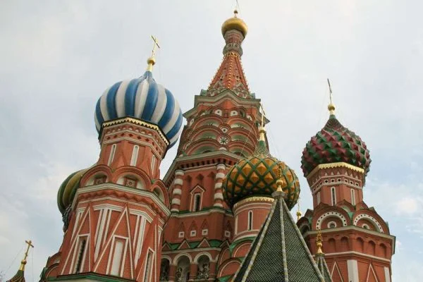 Saint Basil's Cathedral in Moscow, Russia