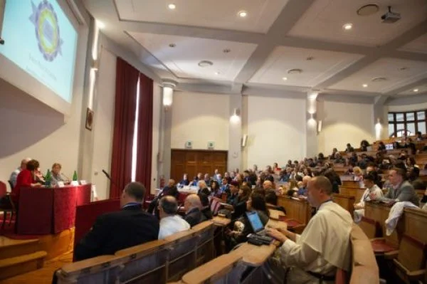 The interactive panel at the John Paul II Center for Interreligious Dialogue