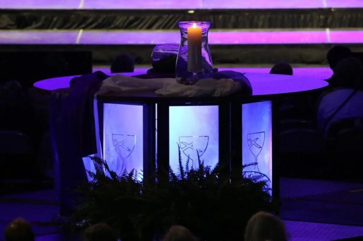 Communion Table at the General Assembly of the Christian Church (Disciples of Christ)