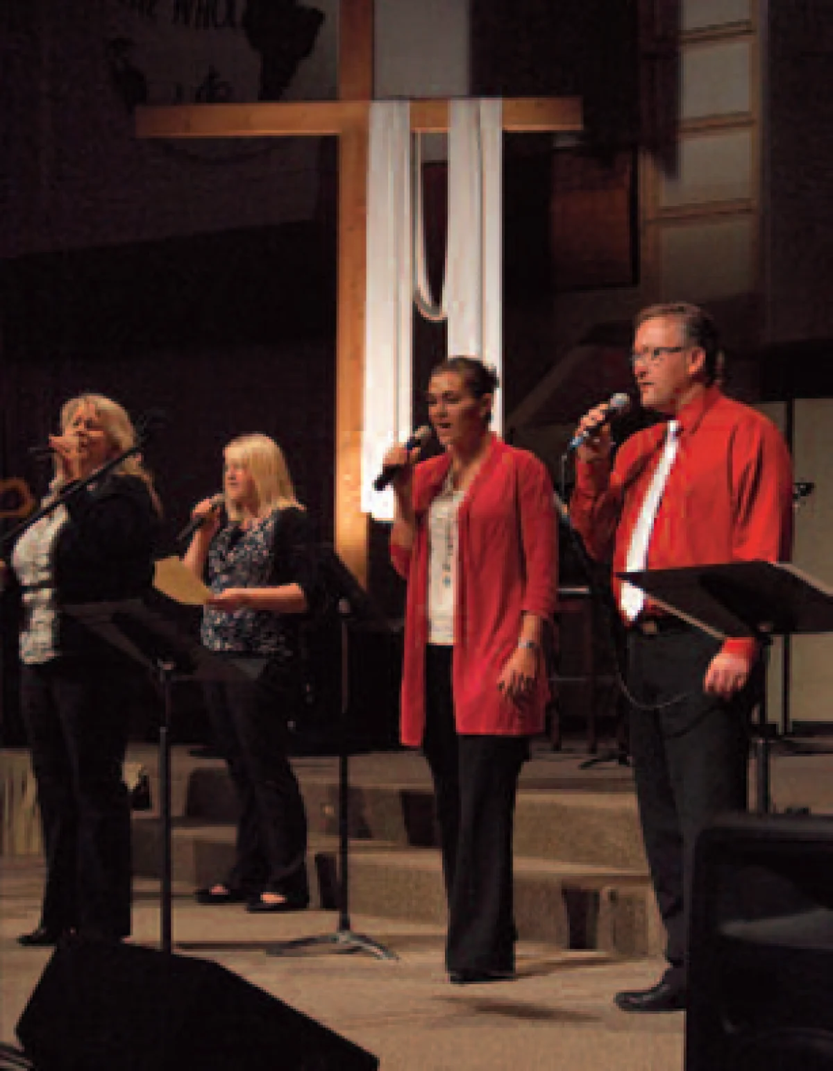 Music ministry at the Evangelical-Catholic service at Circle Drive Alliance Church