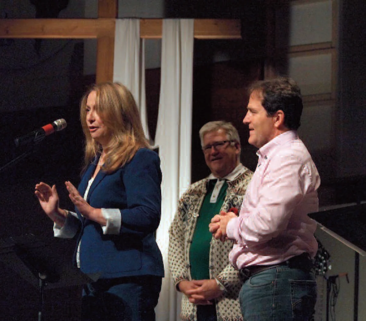 Angèle Regnier, Rod Alm, André Regnier: the Regniers describe launch of Catholic Christian Outreach