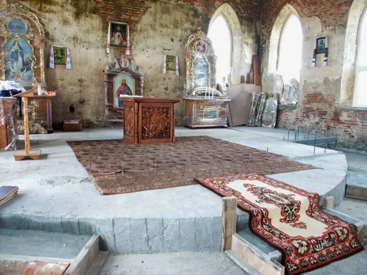 In Ukraine a former Mennonite church building is being restored and transformed - with the help of Canadian Mennonites - into a Greek Catholic church