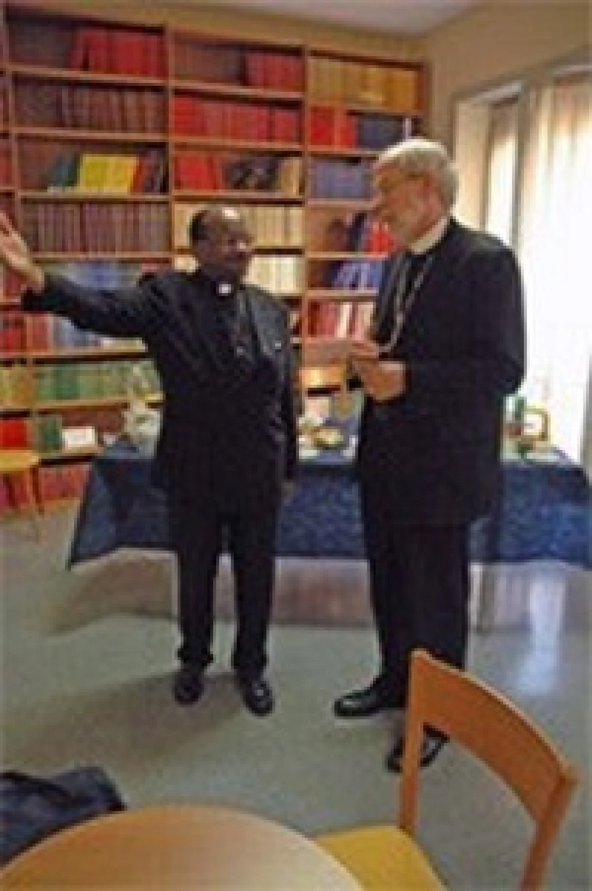 The Rev. Mark S. Hanson, LWF president and presiding bishop of the Evangelical Lutheran Church in America, and the Rev. Ishmael Noko, LWF general secretary, were in Porto Alegre, Brazil, for the WCC Ninth Assembly