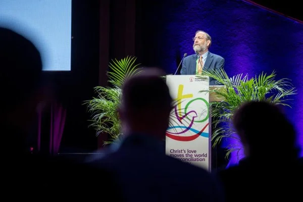 Rabbi Dr David Fox Sandmel, Chair of the International Jewish Committee for Interreligious Consultations shares greetings to the 11th Assembly of the World Council of Churches, held in Karlsruhe, Germany from 31 August to 8 September, under the theme 'Christ's Love Moves the World to Reconciliation and Unity'