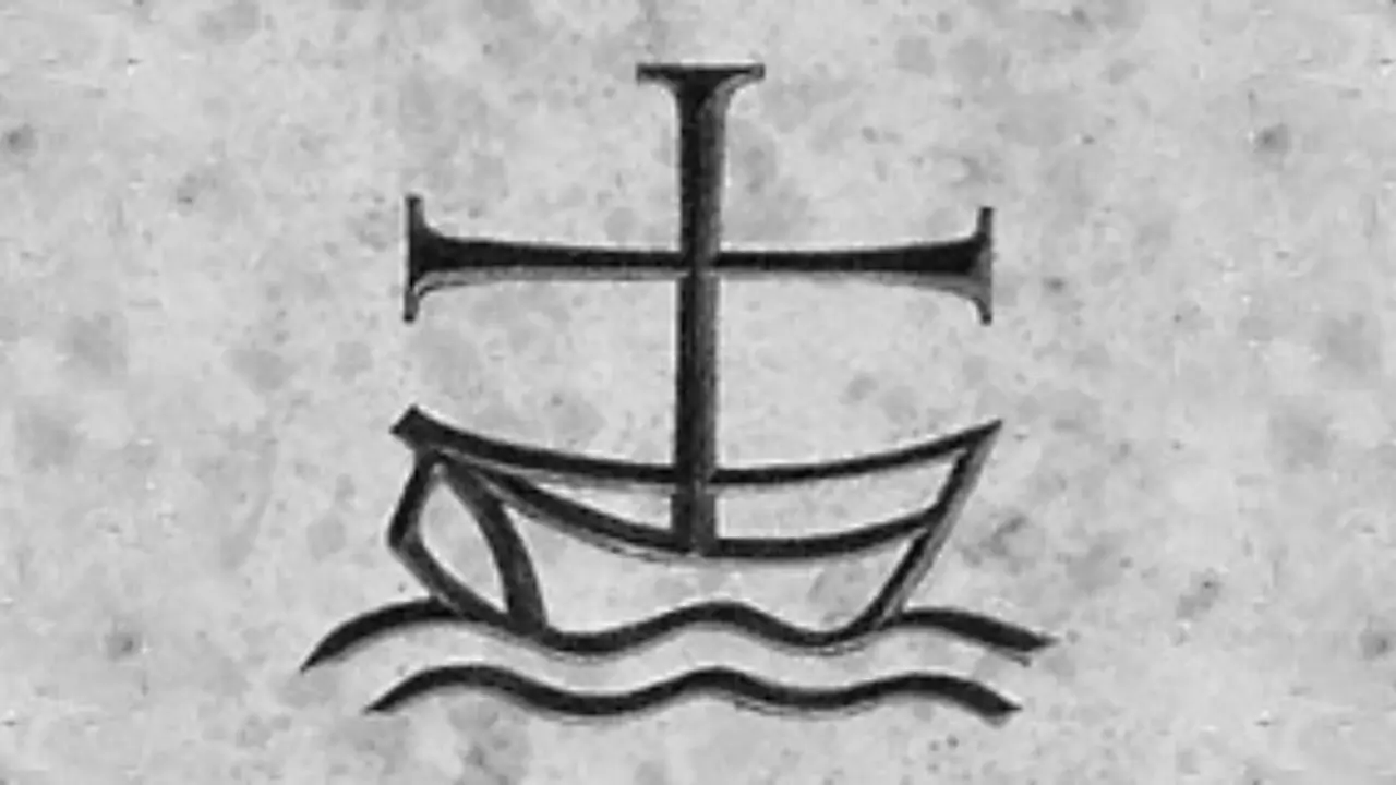 The image of the barque of Peter is an ancient Christian image for the church originating in the biblical stories of Peter the fisherman. This image has been used in various forms by ecumenical agencies and programs