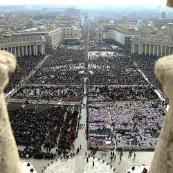 A beatification in St. Peter's Square