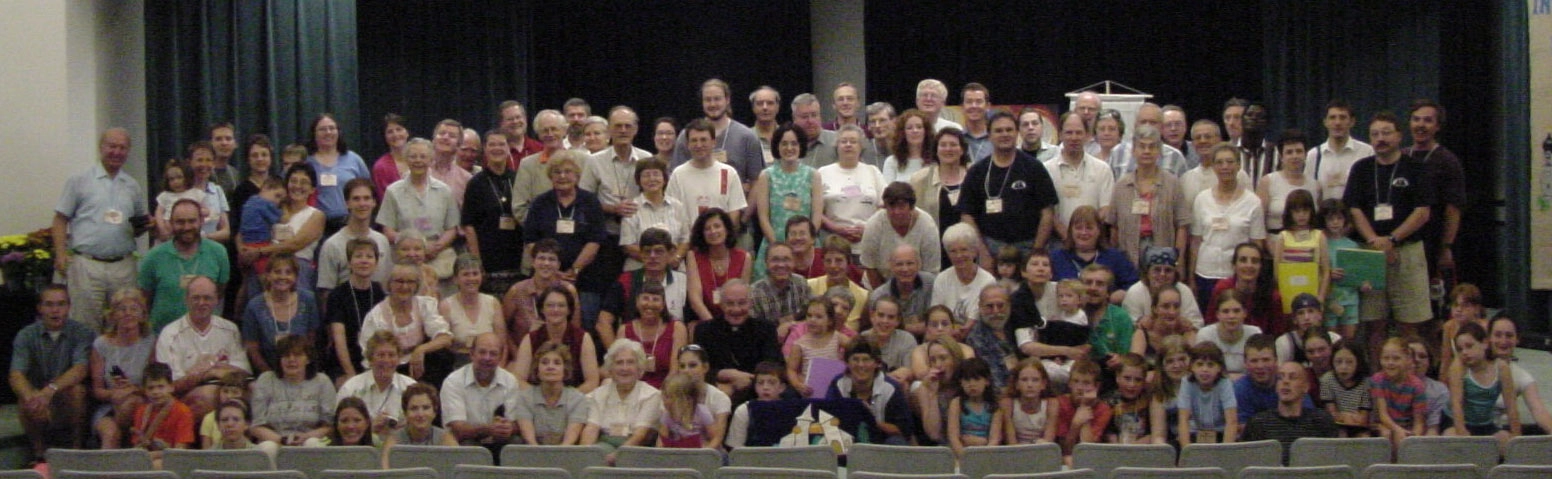 Participants in the 2001 International Conference of Interchurch Families in Edmonton