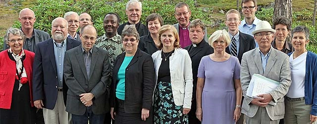 Members of the Lutheran-Roman Catholic Commission on Unity at their July 2011 meeting in Helsinki, Finland