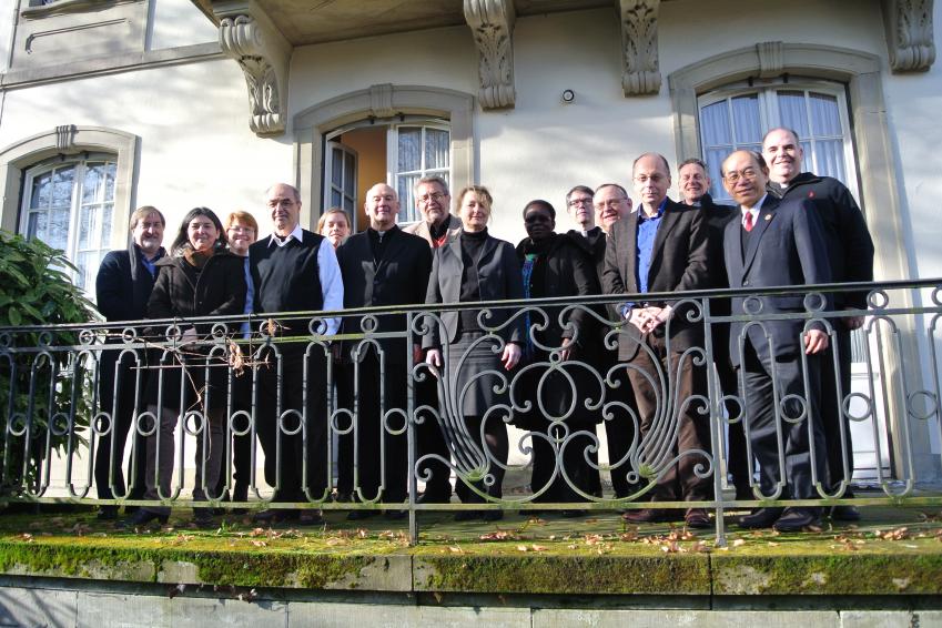 Participants from the Trilateral Dialogue, January 26-31 in Strasbourg, France. Photo: MWC/Elke Leypold