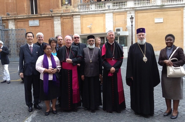 Members of the Joint Working Group of the World Council of Churches and the Roman Catholic Church at their meeting in Rome