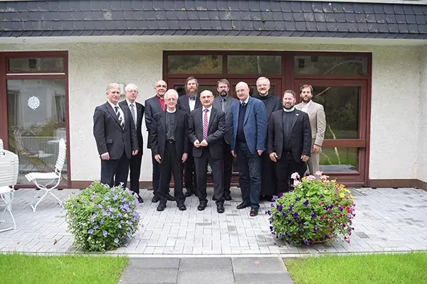 Participants in the new dialogue between the International Lutheran Council and the Pontifical Council for Promoting Christian Unity met in Oberursel, Germany