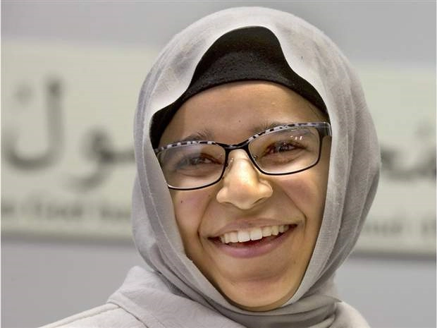 Naiela Anwar from the Ahmadiyya Muslim Jama'at, one of the leaders of a national campaign titled #JeSuisHijabi