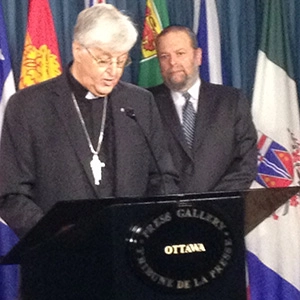 At the National Press Gallery in Ottawa, Canadian interfaith leaders issued a joint call for improved palliative care