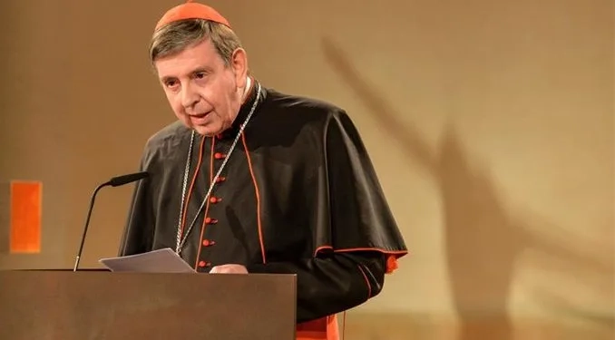 Cardinal Kurt Koch, president of the Pontifical Council for Promoting Christian Unity, seen speaking in a March 2017 photo