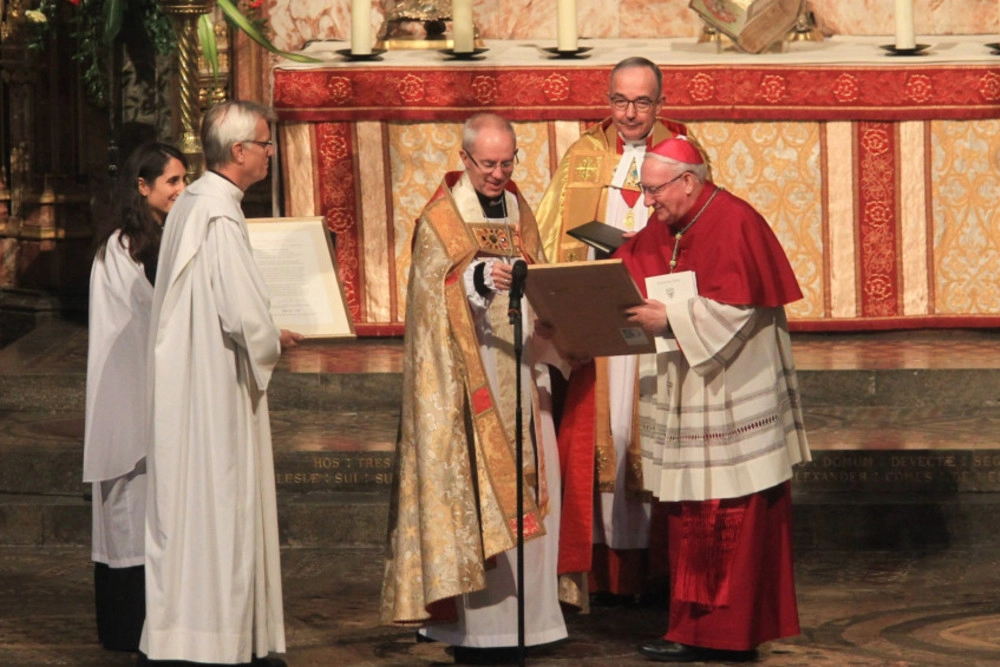A service to mark the 500th anniversary of the Reformation was held at Westminster Abbey, London on 31 October 2017. The Archbishop of Canterbury Justin Welby addressed the congregation at the worship led by the Dean of Westminster Rev. Dr John Hall and attended by LWF General Secretary Rev. Dr Martin Junge and PCPCU Secretary Bishop Dr Brian Farrell. Photo: Andrew Dunsmore/Westminster Abbey