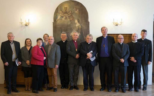 Anglican–Old Catholic International Coordinating Council with Cardinal Duka and Bishopp Malý