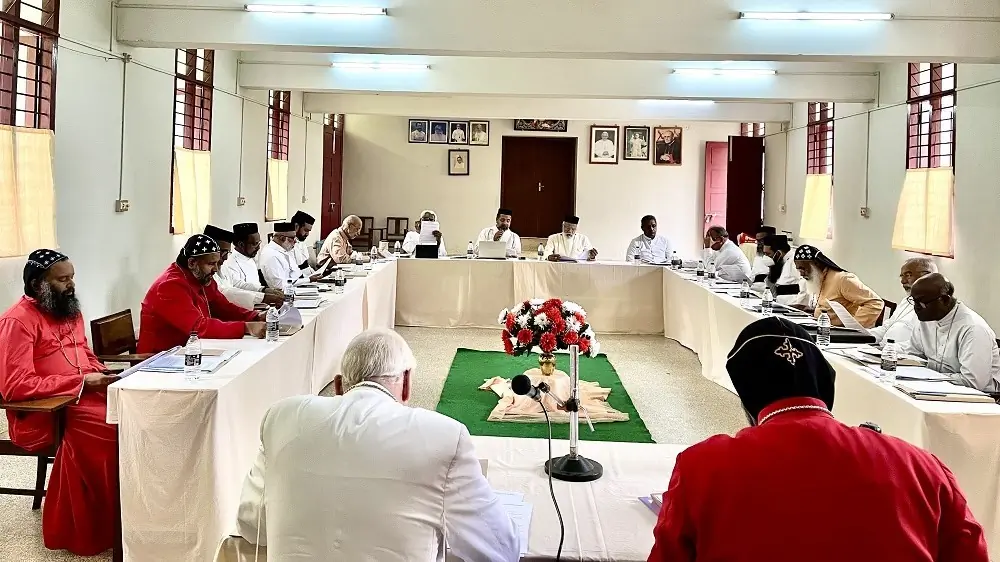 Members of the dialogue between the Malankara Syrian Orthodox Church and the Catholic Church met in Kerala, India