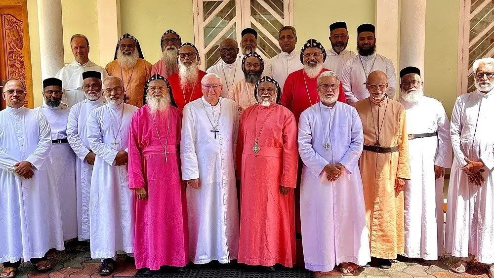 Members of the dialogue between the Malankara Orthodox Syrian Church and the Catholic Church met in Kerala, India