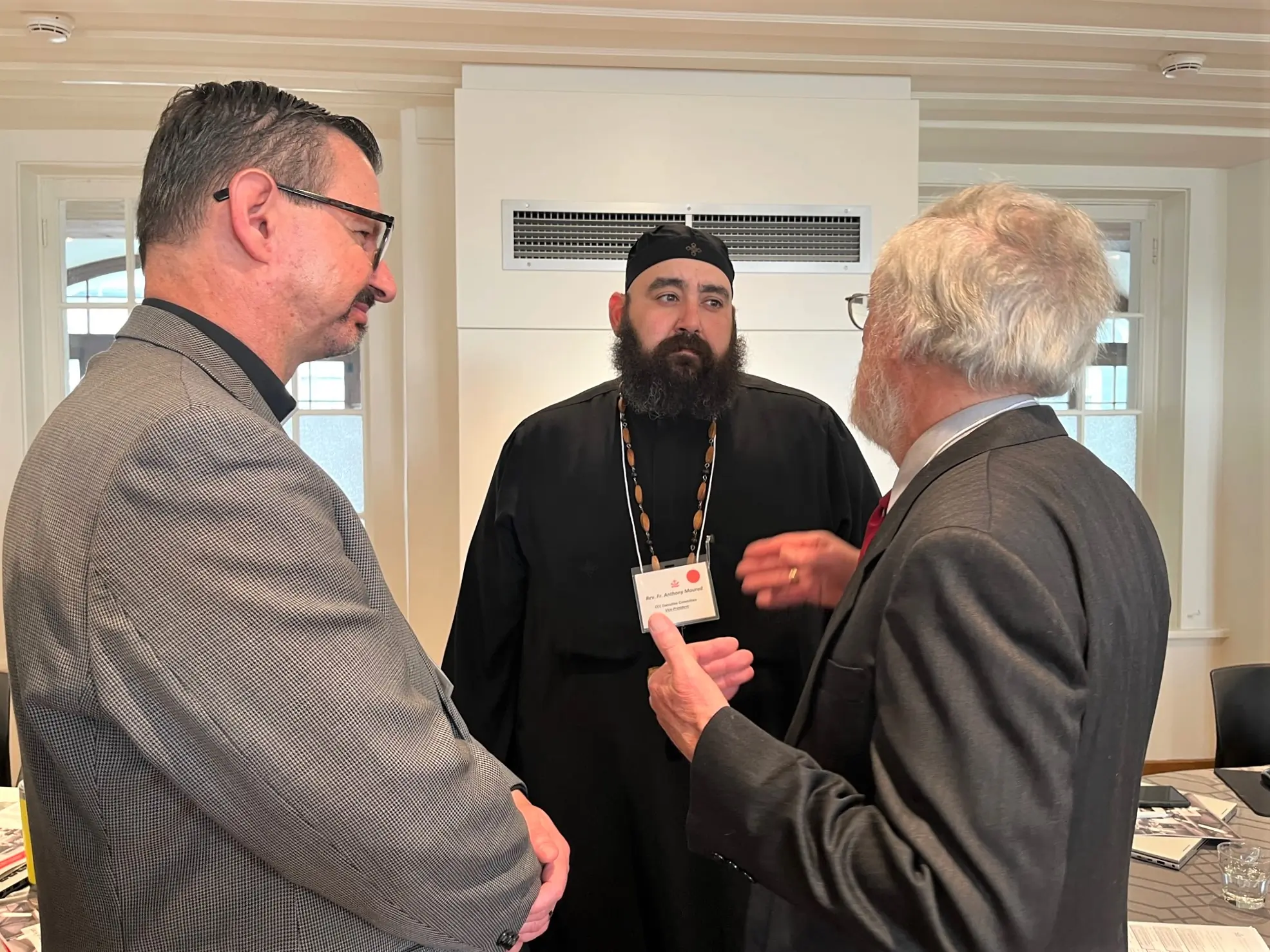 Sharing family news and praying together: highlights from the first day of the Canadian Council of Churches' Governing Board meeting at Le Monastère des Augustines in Quebec