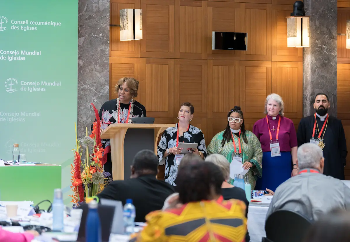 WCC North American president Rev. Dr Angelique Walker-Smith of the National Baptist Convention USA shares from the North American region as the WCC Central Committee gathers in Geneva on 21-27 June 2023, for its first full meeting following the WCC 11th Assembly in Karlsruhe in 2022